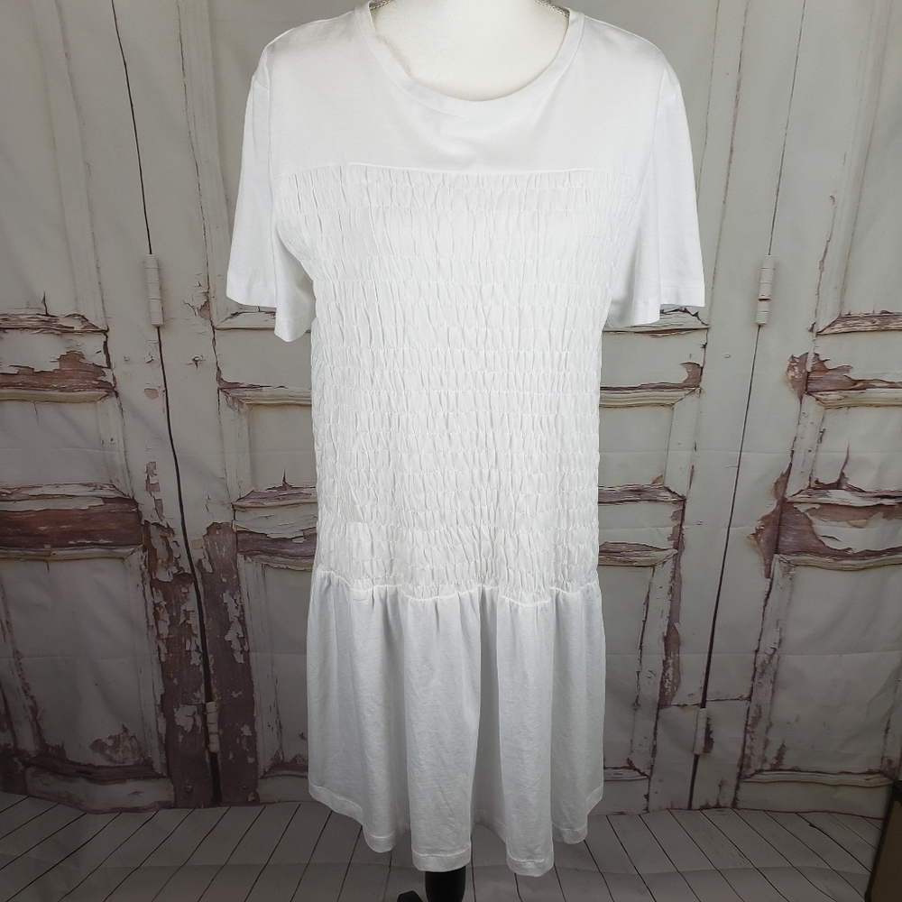 Zara White Midi Dress
